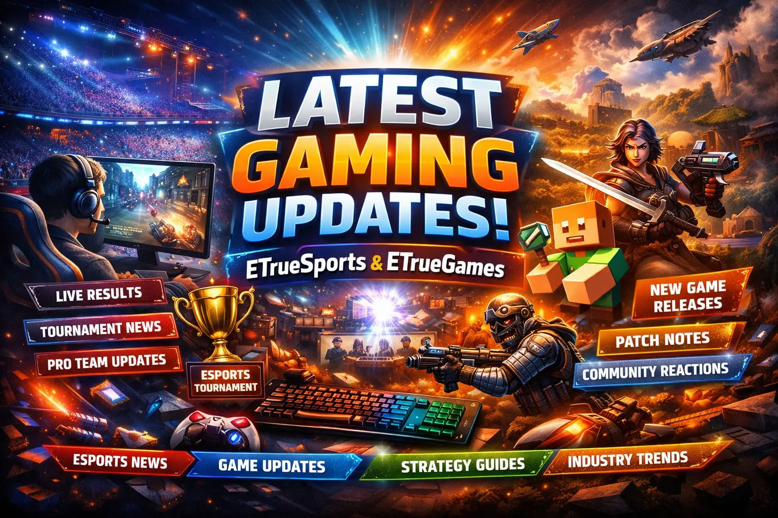gaming updates from etruesports etruegames