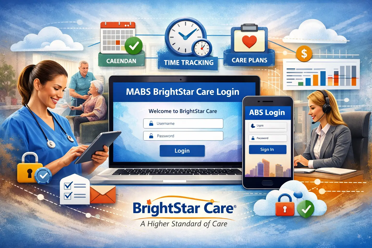 mabs brightstar care login abs login