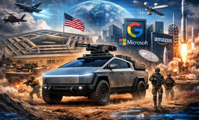 Pentagon Big Tech Tesla Cybertruck